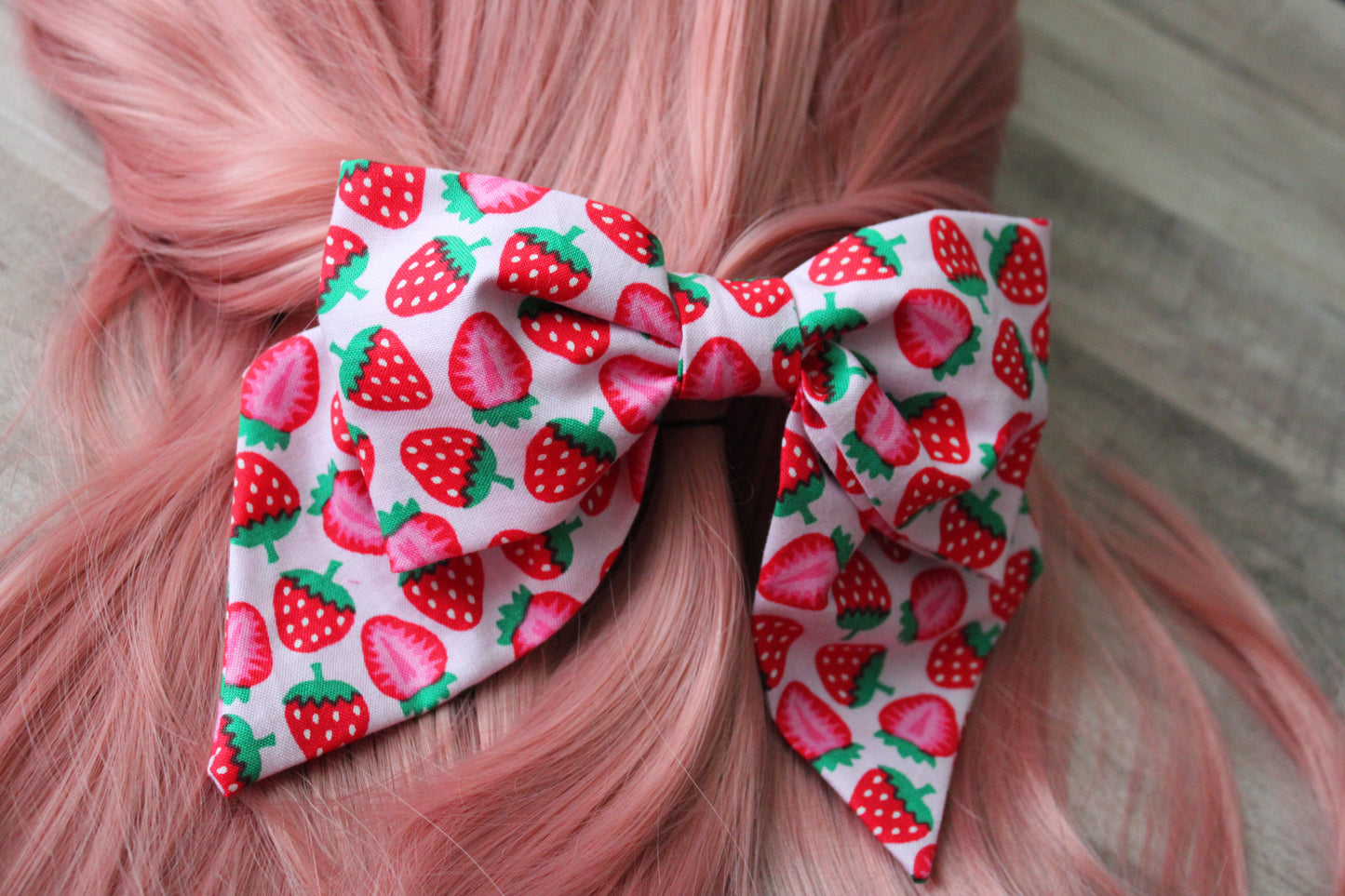 Strawberry Coquette Bow