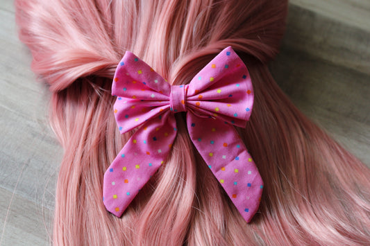 Pink Coquette Mini Bow