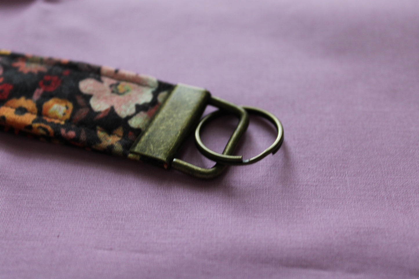 Autumn floral key fob